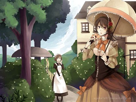 Victorian Lady By Ageha1sbf On Deviantart Victorian Anime Anime