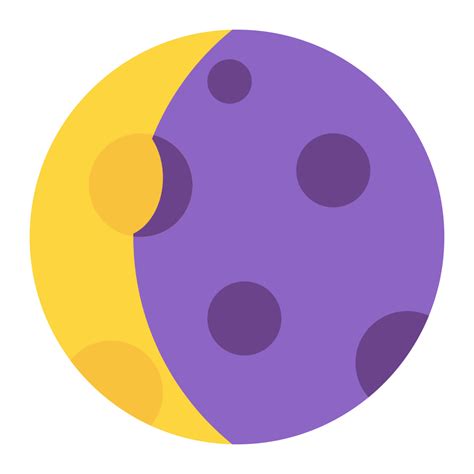 Waning Crescent Moon Flat Icon Fluentui Emoji Flat Iconpack Microsoft