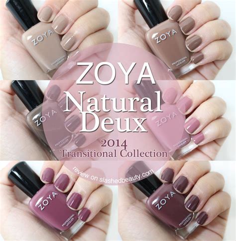 Review Swatches Zoya Naturel Deux Collection Slashed Beauty French Manicure Acrylic Nails