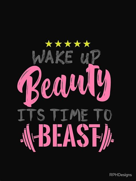 Wake Up Beauty Its Time To Beast Sleeveless Top By Rphdesigns