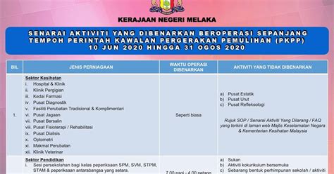 We're at date number 3 and i try not to press hemat lebih banyak untuk pemesanan hotel di jasin, malaysia secara online. SENARAI AKTIVITI YANG DIBENARKAN BEROPERASI SEPANJANG ...