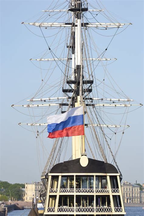 Old Frigate In Stpetersburg Russia Stock Photo Image Of Clipper