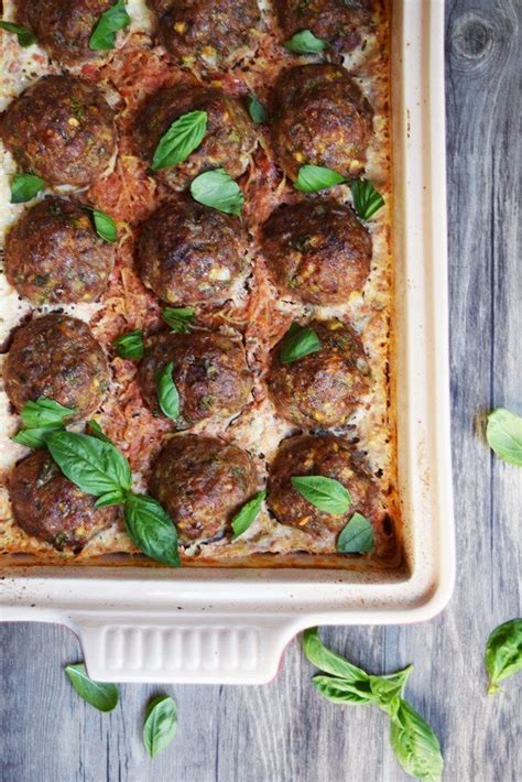 Spaghetti And Meatball Casserole With Images Meatball