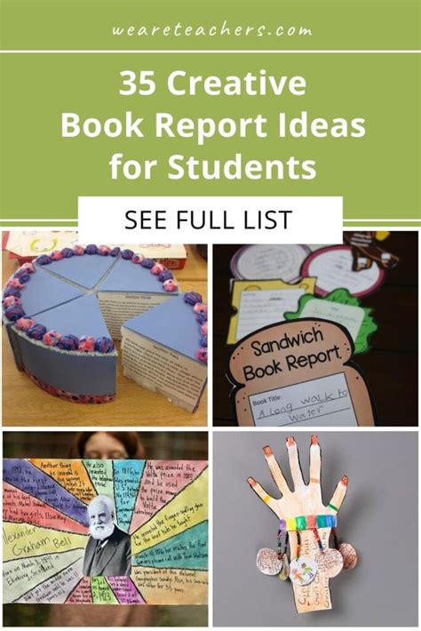 35 Creative Book Report Ideas For Every Grade And Subject