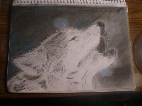 Howling Wolf Pastel By Ldybg95 On Deviantart