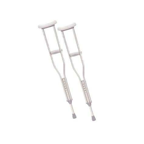 Walking Crutches With Underarm Pad And Handgrip By Drive