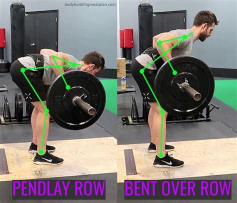 Pendlay Row Vs Bent Over Barbell Row For Building A Broader Back Nutritioneering