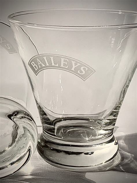 Baileys Irish Cream Liqueur Tapered Tumbler Rocks Glasses Etsy