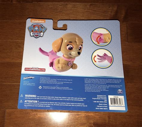 Swimways Paw Patrol Paddlin Pups Skye New Water Toy Bath Toy Ebay