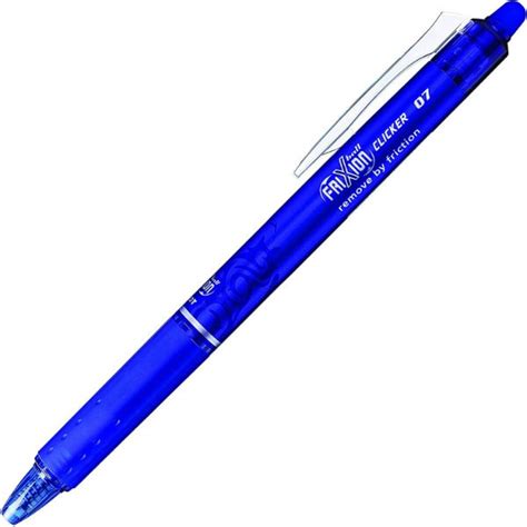 Buy Pilot Frixion Clicker Retractable Erasable Gel Pen 07 Mm Blue