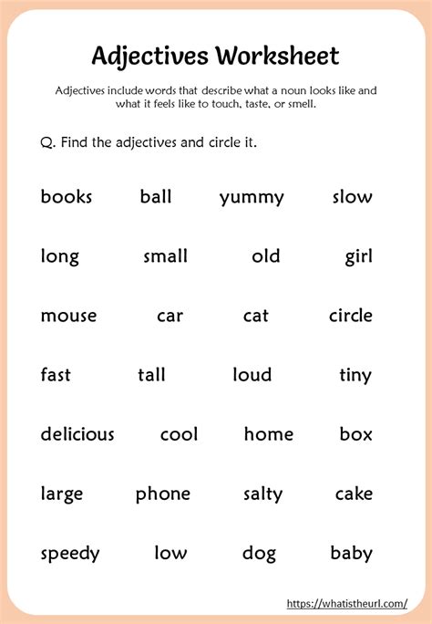 Our grade 1 number patterns numbers worksheets provide exercises in identifying and extending number patterns. adjectives-worksheet-for-1st-grade - Your Home Teacher