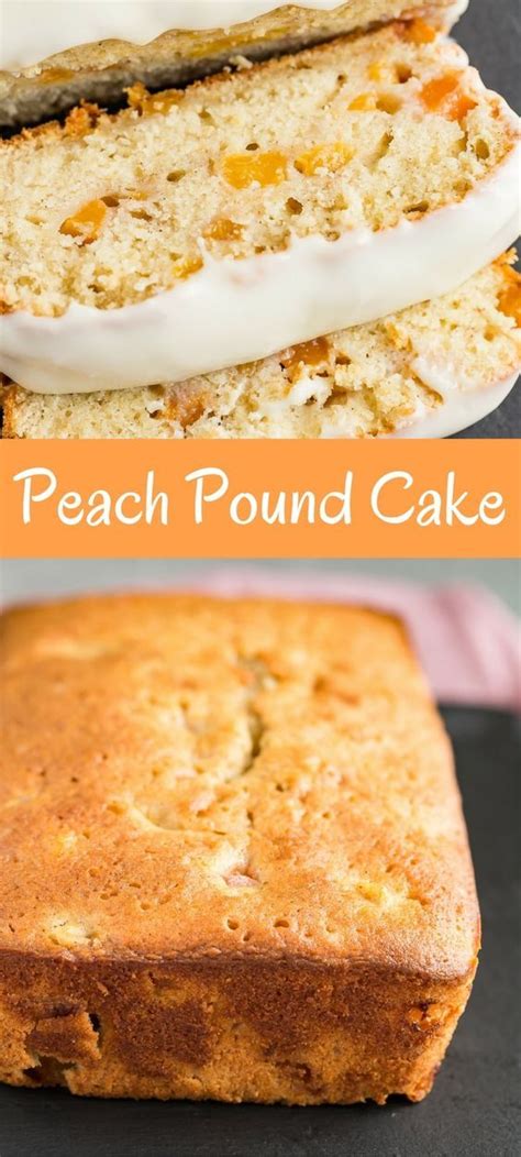 The sour cream added to this pound cake makes it a little lighter and as well as softer. Peach Pound Cake | Recipe | Peach pound cakes, Dessert ...