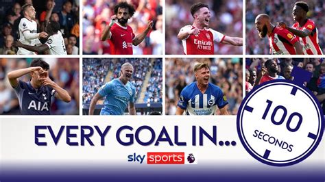 Every Premier League Goal From The Weekend In 100 Seconds Video
