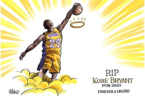 Praises nba legend 1 year after death. Cartoons: Kobe Bryant's death, memorialized by artists ...