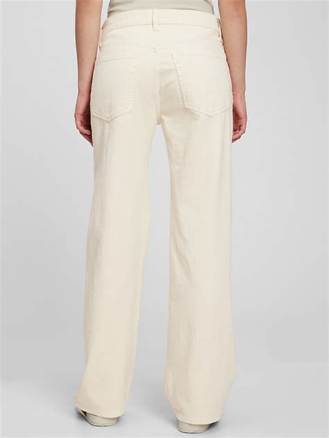 Low Rise Stride Wide Leg Jeans With Washwell Gap