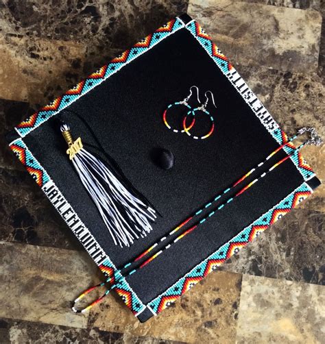 Beaded Graduation Cap Designs