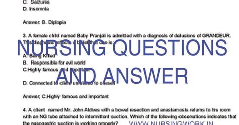 Nursing Question Answers Aiims