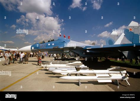 A Su 30 Flanker C Air Superiority Fighter With Installed Canards And