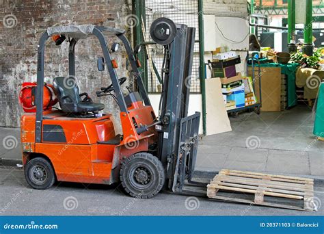 Forklift Stock Image Image Of Transport Heavy Vehicle 20371103