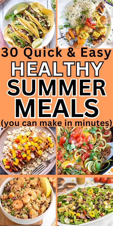30 Easy Healthy Summer Recipes You Can Make In Minutes Healthy Summer