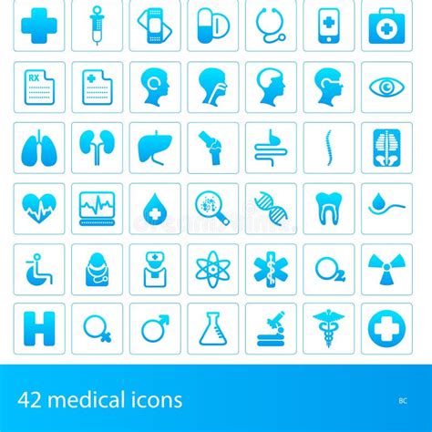 Complete Medical Packaging Symbols Stock Vector Illustration Of Doctor Icons 22283799