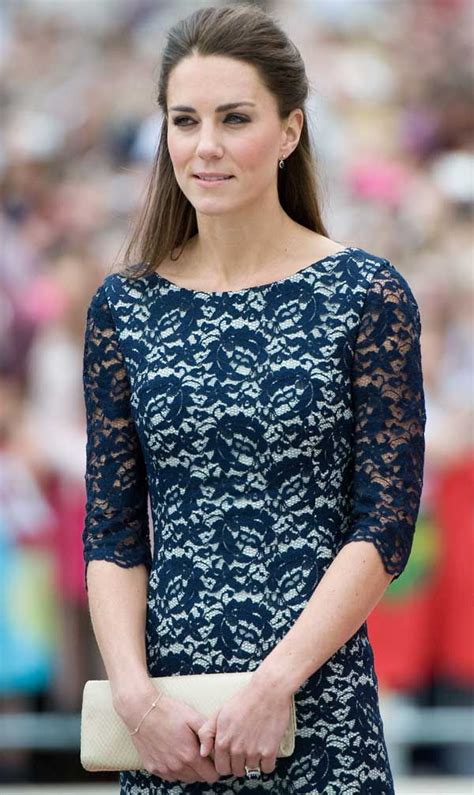 Kate Middleton In Blue Lace Estilo Kate Middleton Kate Middleton