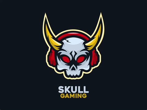 Skull Gaming Logo Design By Qr Design Studio On Dribbble