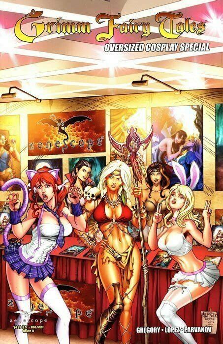Grimm Fairy Tales 1 Oversized Cosplay Special Two Covers Set Nm Zenescope Comic Books