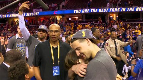 If there were any doubts about klay thompson's free agency plans this summer, his father, mychal following last night's loss, klay's dad said the two superstars spoke on the phone about their. Klay and Mychal Thompson: Father's Day - YouTube