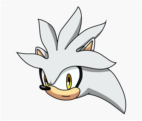 Draw Silver The Hedgehog Head Png Download Draw Silver The Hedgehog