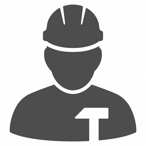 Builder Carpenter Engineer Job Professional Work Worker Icon
