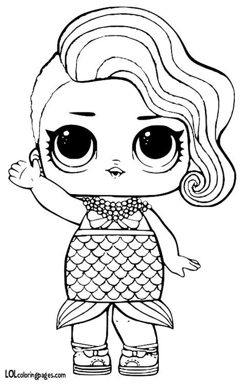 lol doll coloring pages splash queen coloring  drawing