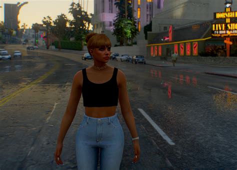 Neat Bun With Bangs Hairstyle For Mp Female 11 Gta 5 Mod