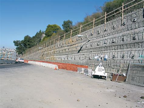 Dsi Permanent Tiebacks And Soil Nails Secure 510m Retaining Wall Along