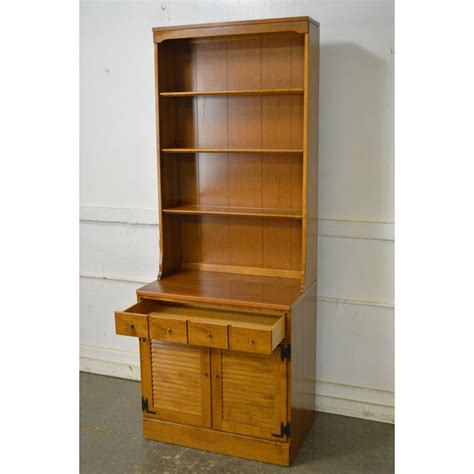 Woodworking cabinet bookcase plans pdf free download. Ethan Allen Custom Room Plan Maple 2 Piece Bookcase ...