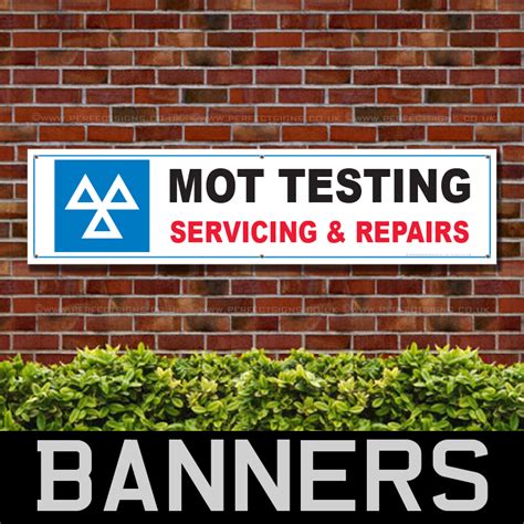 Mot Testing Servicing And Repairs Pvc Banner