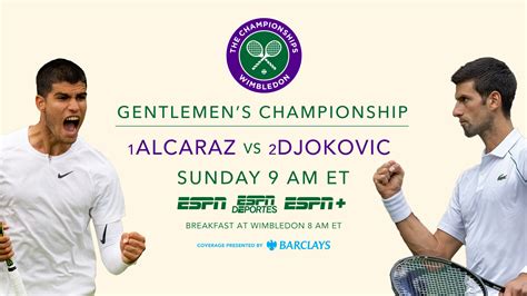 Wimbledon Gentlemens Championship Live Sunday July At A M Et On Espn Espn And Espn