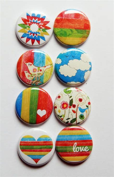 Watercolors Flair Diy Buttons Badges Diy Crafts