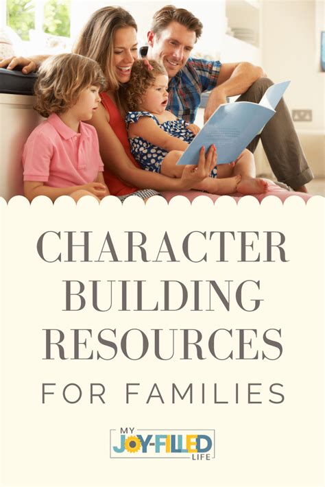 Character Building Resources For Families