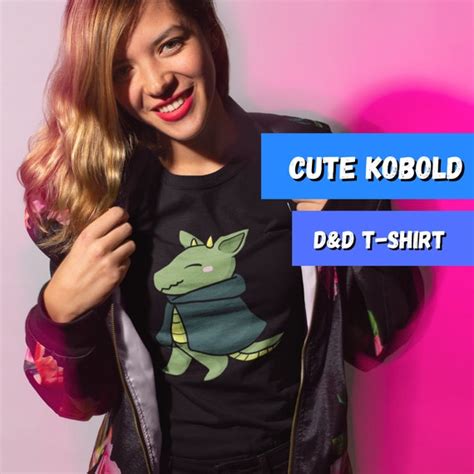 Dungeons And Dragons Kobold Shirt With Cute Green Little Etsy