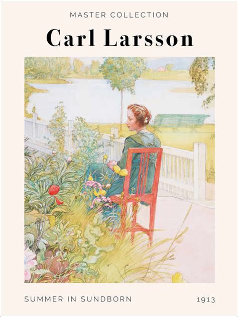 Carl Larsson Summer In Sundborn De Carl Larsson Posterlounge