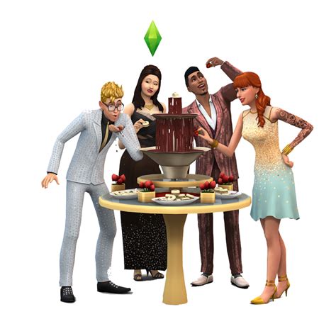 Sims 4 Luxury Party Stuff Pack Render 2 Sims Online