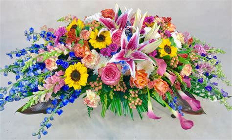 Check spelling or type a new query. Vibrant Casket Spray | Sympathy | Cherry Blossoms Florist