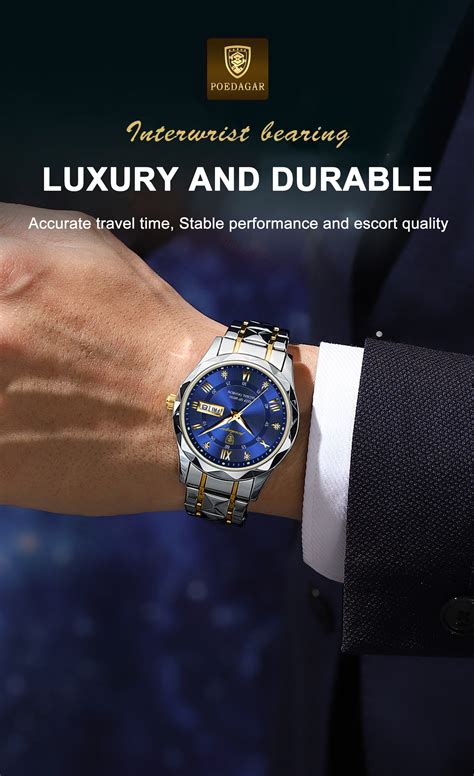 Poedagar Top Brand Luxury Man Wristwatch Elcielo Pk