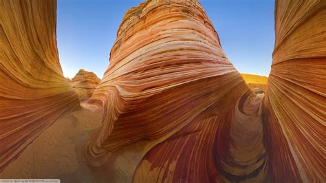 Landscape Rock Formation Canyon Desert Sandstone Arizona