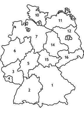 Hier finden sie einfache landkarten von deutschland, der schweiz und österreich und einiger weiterer europäischer länder. #Quiz aus der Geografie: Bundesländer von Deutschland, vielleicht mit den #Hauptstädten dazu ...