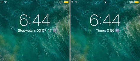 This Tweak Makes It Easier To Access A Stopwatch Or Timer From The Lock