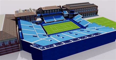 We'll be back soon to celebrate! Queens Club Tennis Stadium - London 3D model realtime