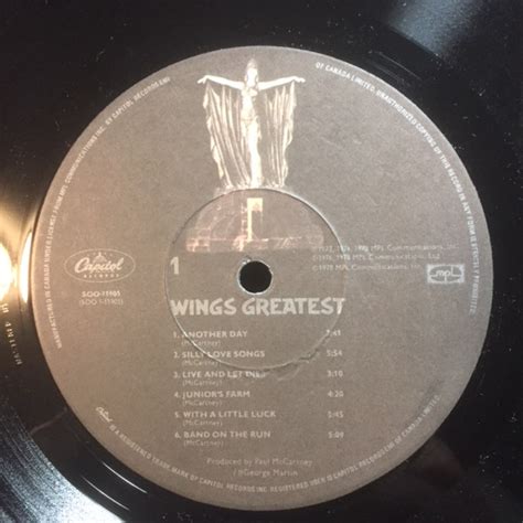 Wings Wings Greatest 1978 Vinyl Discogs