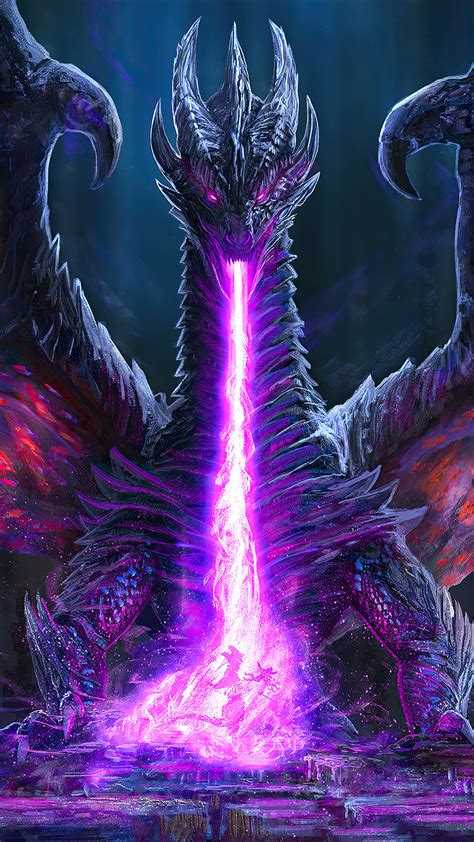 1080x1920 Black Dragon Breath Battle 4k Iphone 76s6 Plus Pixel Xl